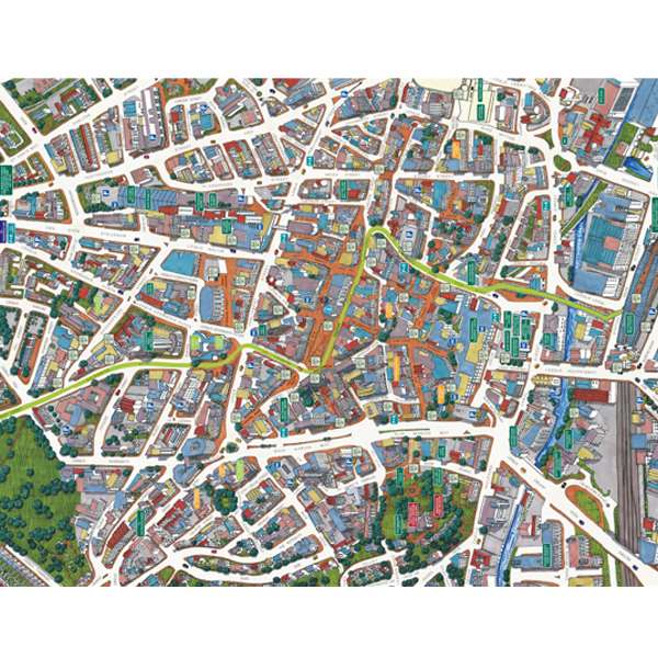 JIGRAPHY CITYSCAPES NOTTINGHAM 1000 PIECE